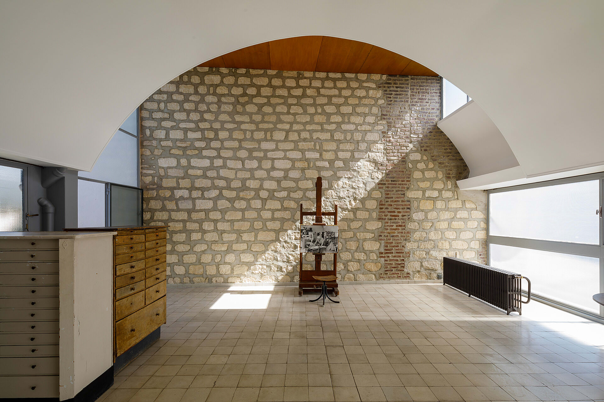 Atelier de Le Corbusier © FLC / ADAGP / F.Betsch
