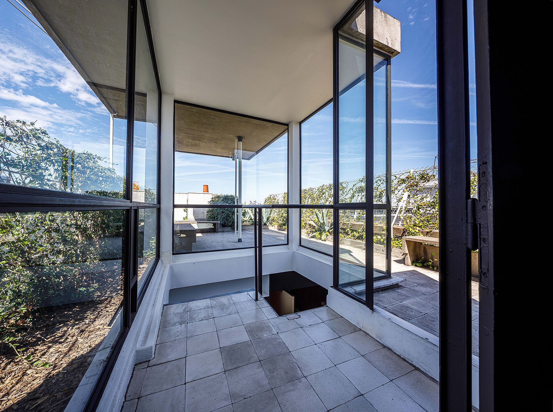 Toit-terrasse de l'Appartement-Atelier de Le Corbusier © FLC / ADAGP / F.Betsch