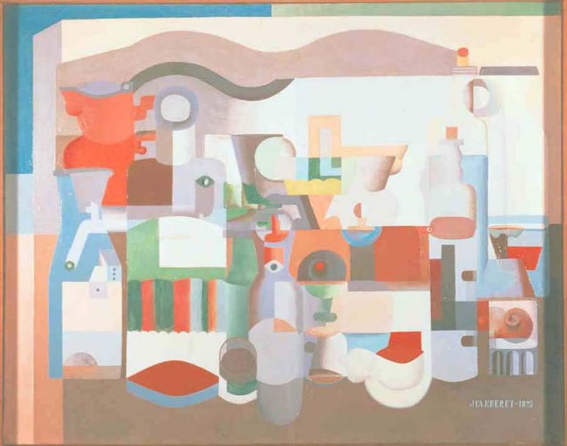 Nature morte aux nombreux objets, 1923