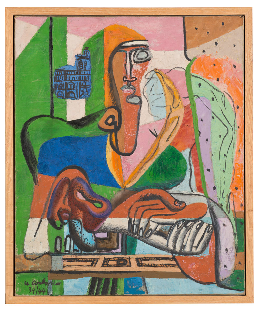 Portrait de femme à la cathédrale de Sens, 1939-1944
© FLC/ADAGP