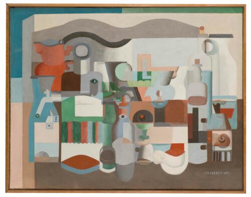 Charles-Edouard Jeanneret dit Le Corbusier, Nature morte aux nombreux objets, 1923