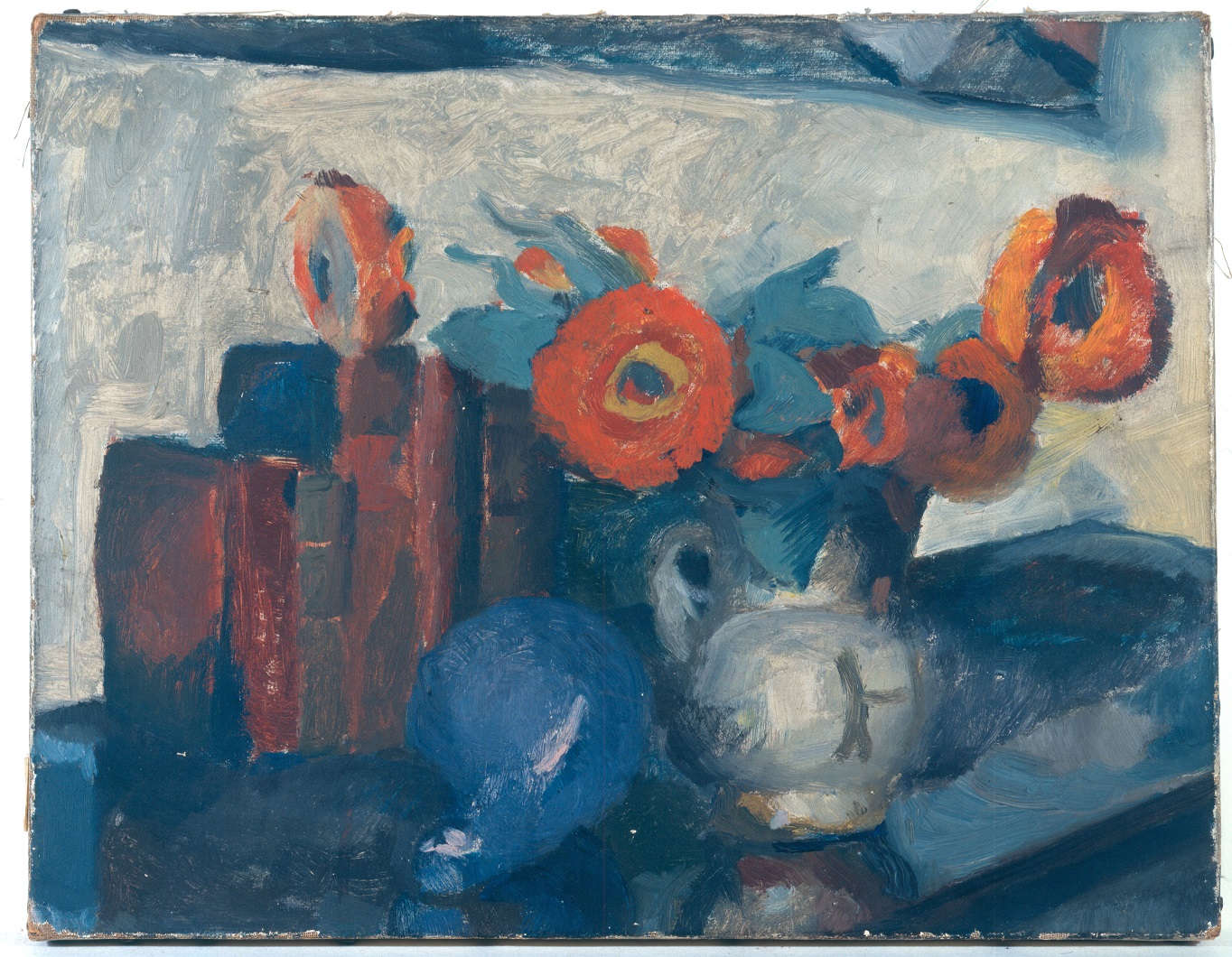 Fleurs et livres, 1917 © FLC/ADAGP