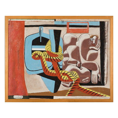 Le Corbusier, Carton pour tapisserie (Marie Cuttoli), 1936 © FLC / ADAGP