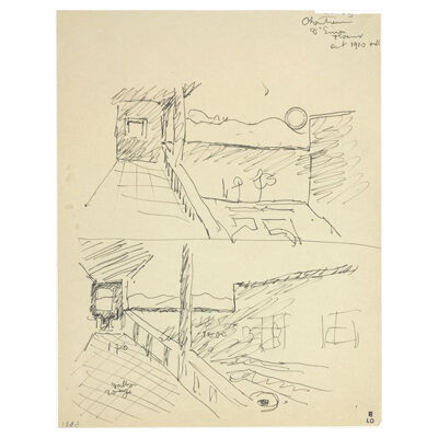 Le Corbusier, Croquis Chartreuse d'Ema (Florence), 1911 © FLC / ADAGP