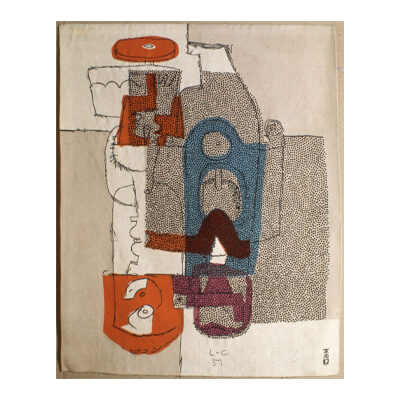 Le Corbusier, Deux bouteilles et compagnie, 1951 © FLC / ADAGP