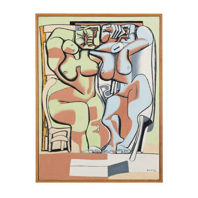 Le Corbusier, Deux femmes debout à la chaise, 1936 © FLC / ADAGP