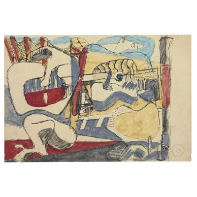 Le Corbusier, Deux musiciennes, 1937 © FLC / ADAGP