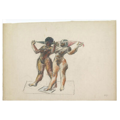 Le Corbusier, Deux nus féminins debout, 1931 © FLC / ADAGP