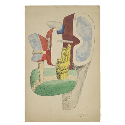 Le Corbusier, Etude pour une sculpture - Ubu, 1940 © FLC / ADAGP