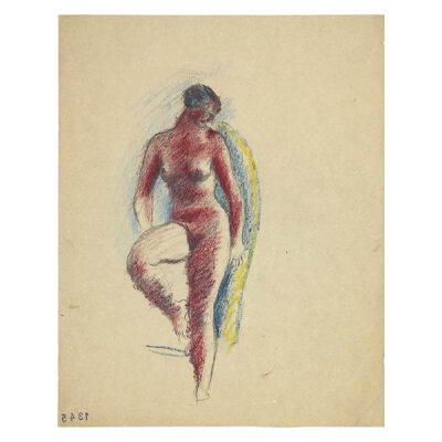 Le Corbusier, Femme debout sur un pied, 1930 © FLC / ADAGP