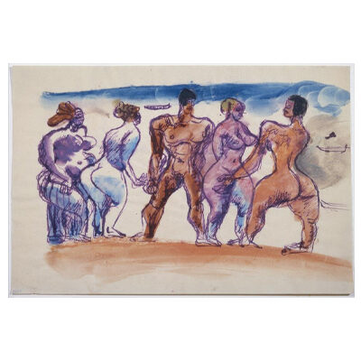 Le Corbusier, Groupe de quatre nus féminins et un nu masculin, 1933 © FLC / ADAGP