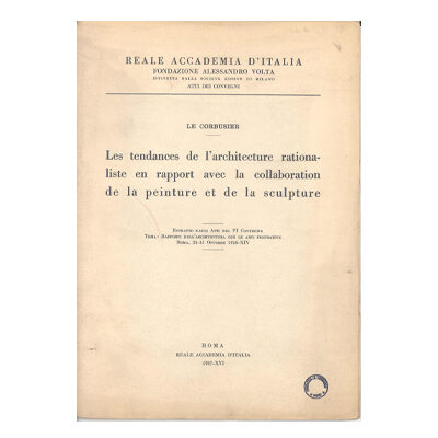 Le Corbusier, Les Tendances de l'architecture rationaliste en rapport avec la collaboration de la peinture et de la sculpture © FLC / ADAGP