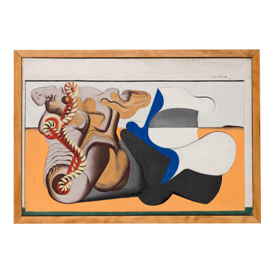 Le Corbusier, Nature morte à la racine et au cordage jaune, 1930 © FLC / ADAGP