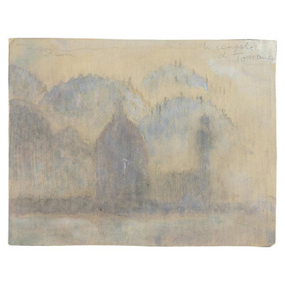 Le Corbusier, Paysage avec dôme, 1907 © FLC / ADAGP