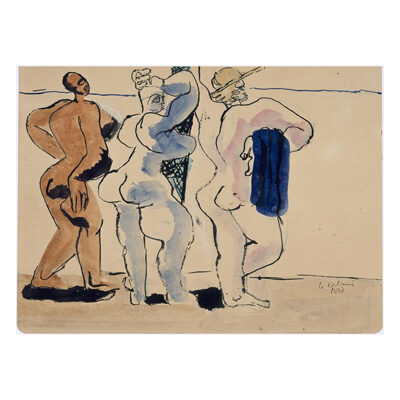 Le Corbusier, Trois femmes debout de dos, 1933 © FLC / ADAGP