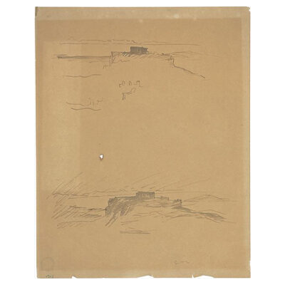 Le Corbusier, Vue de l'Acropole d'Athènes (deux aspects différents), 1911 © FLC / ADAGP