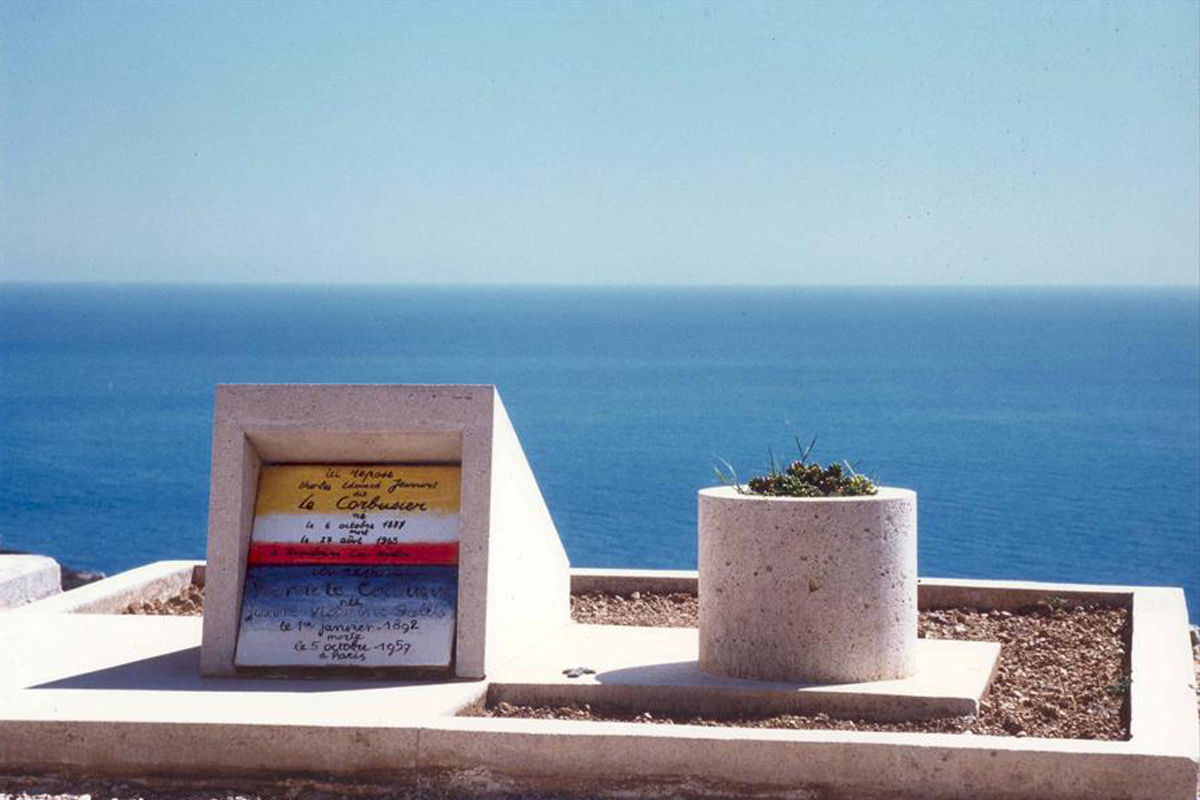 Tombe de Le Corbusier © FLC / ADAGP