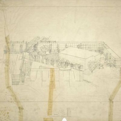 Layout of the town hall square, Boulogne-sur-Seine, France, 1939