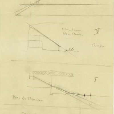 Study for a stadium, Not located, 1922