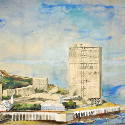 Skyscraper, quartier de la Marine, business district, Algiers, Algeria, 1938