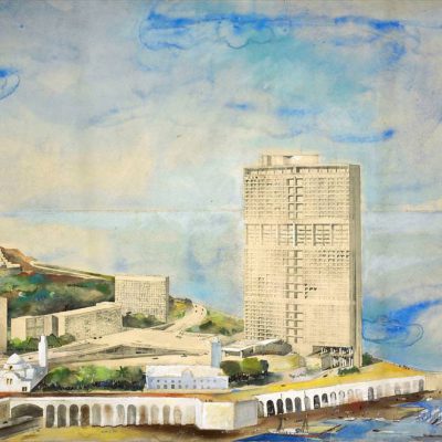 Gratte-ciel, quartier de la Marine, cité des affaires, Alger, Algérie, 1938