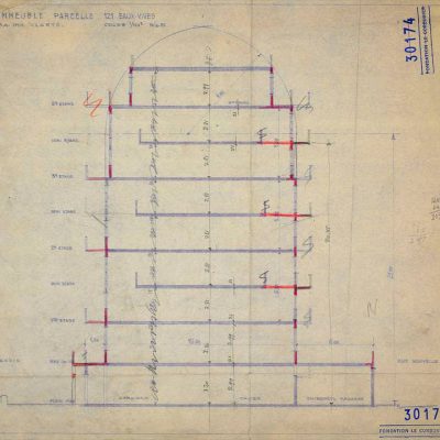 Immeuble Eaux-Vives, parcelle 121, Genève, Suisse, 1930