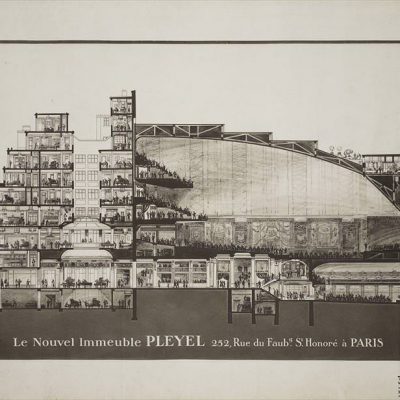 Pleyel building, dance hall, Paris, France, 1925