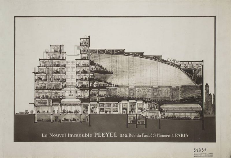 Immeuble Pleyel, salle de danse, Paris, France, 1925