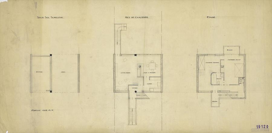 Projects > Ribot House, Not located, 1923 - Fondation Le Corbusier