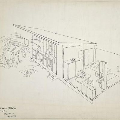 Vacation home 3.66 x 3.66, Roquebrune-Cap-martin, France, 1956