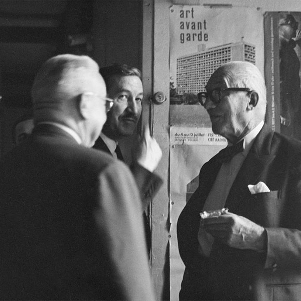 Le Corbusier et Eugène Claudius-Petit © FLC / ADAGP