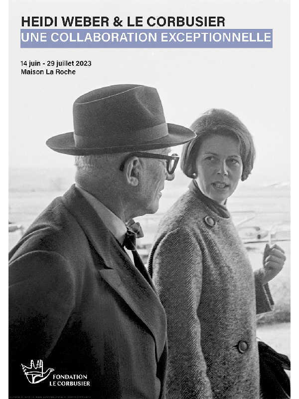 Le Corbusier et Heidi Weber © Photographie René Burri/Magnum Photos, Fondation René Burri, Courtesy Photo Elysée