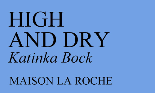 Exposition High and Dry — Katinka Bock à la Maison La Roche
